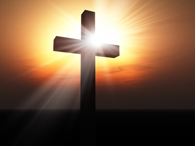 Cross in sunlight Cross in sunlight